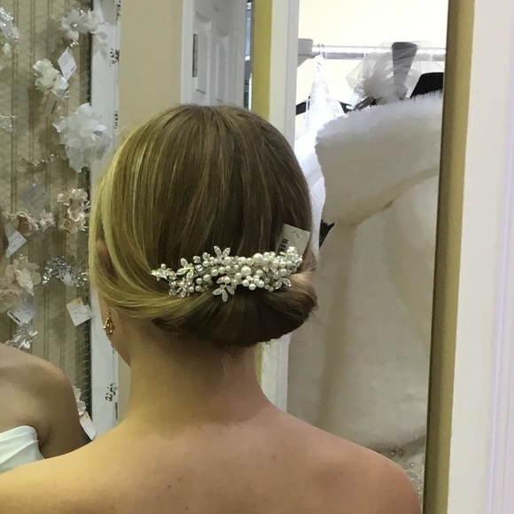 Bridal hair piece / comb / pin / wedding - Picture 6 of 6